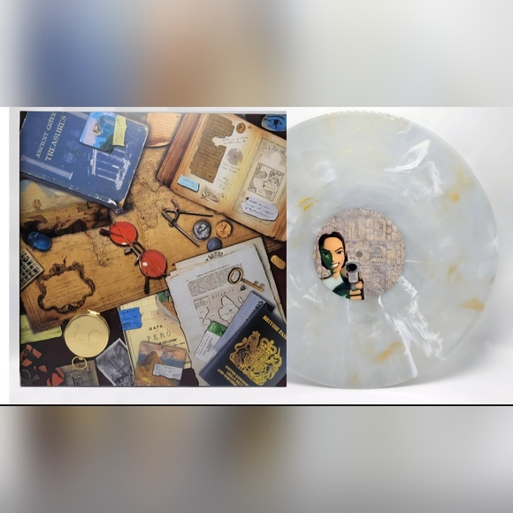Tomb Raider Sony PS1 Playstation 1 Video Game Soundtrack 1LP Vinyl Record